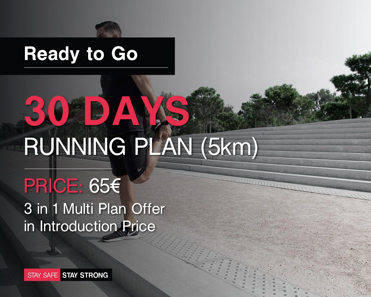 65€ Running Workout Plan 30 Days 5km Multi Plan - Workout Programs KAZA Fitness